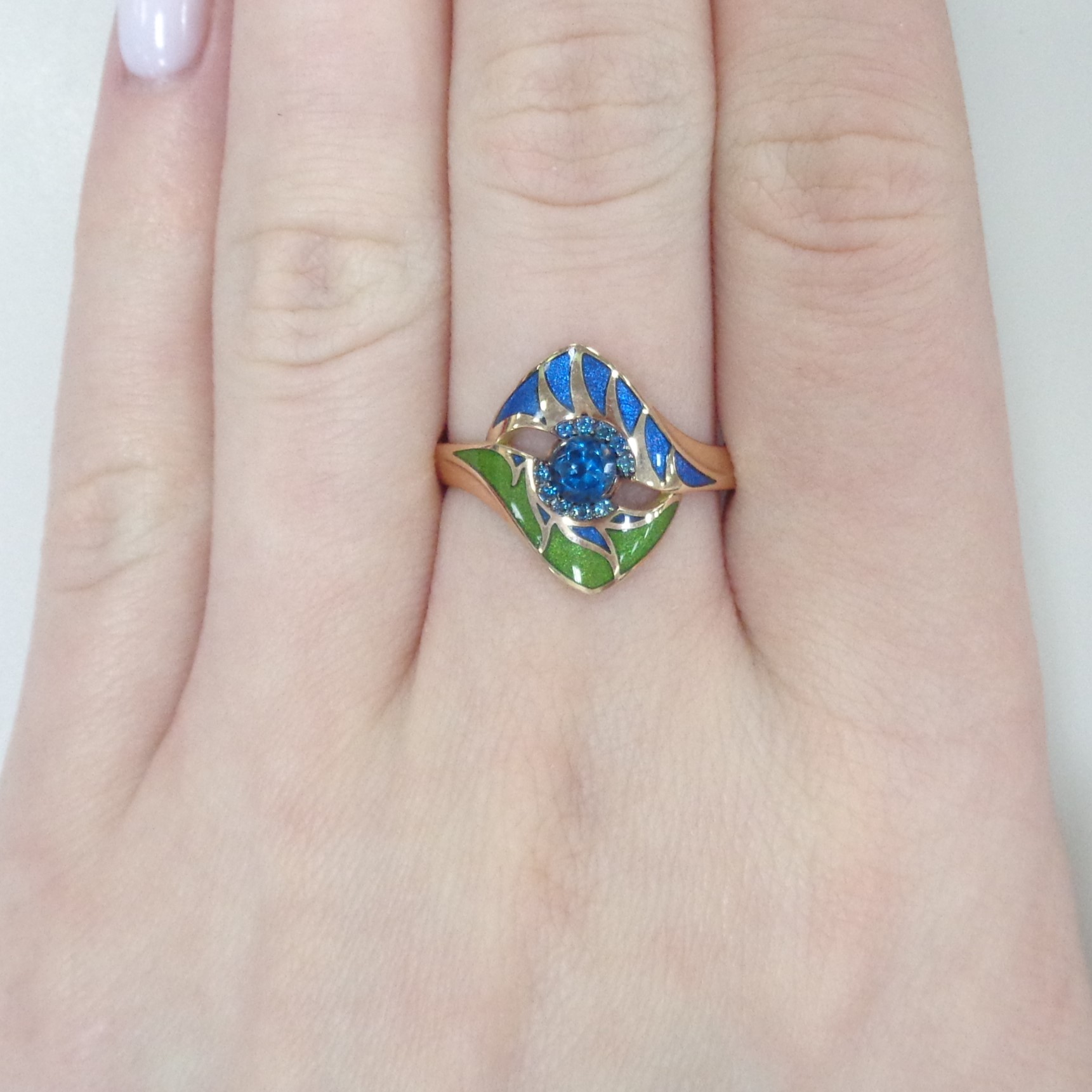 10312-000672 Кольцо (Au 585)